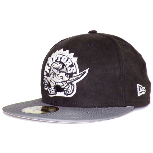 New Era Toronto Raptors Suede Fitted Hat 7 5/8